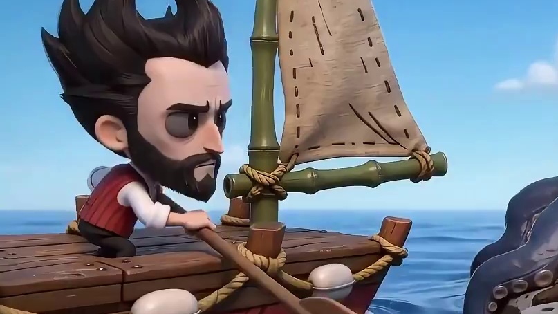 饥荒动画：谁叫你用拖网在海里捞鱼的？这鱼怪吓人的