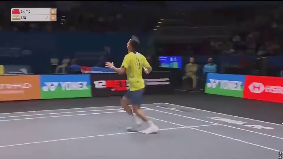 2026年全英羽毛球公开赛石宇奇16/1决赛不敌拉克什亚