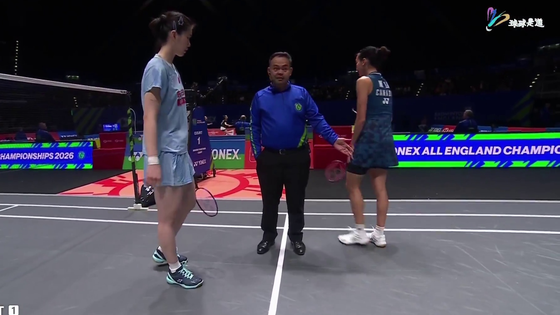 李文珊vs高昉洁全英羽毛球公开赛-球球是道
