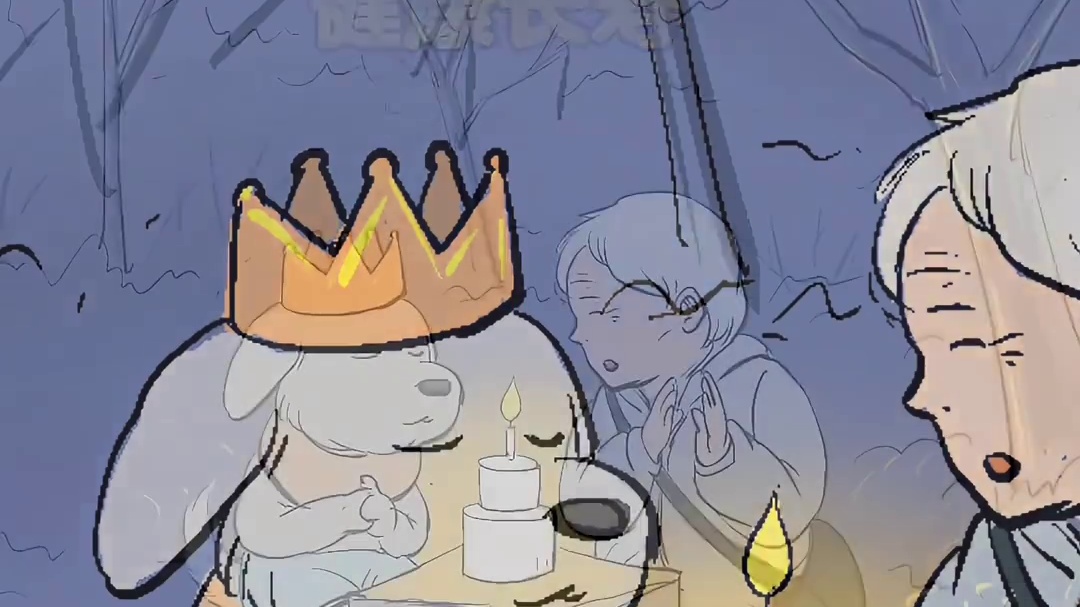 狗狗的心愿 奶奶给狗狗庆祝生日，狗狗会许个什么愿望呢