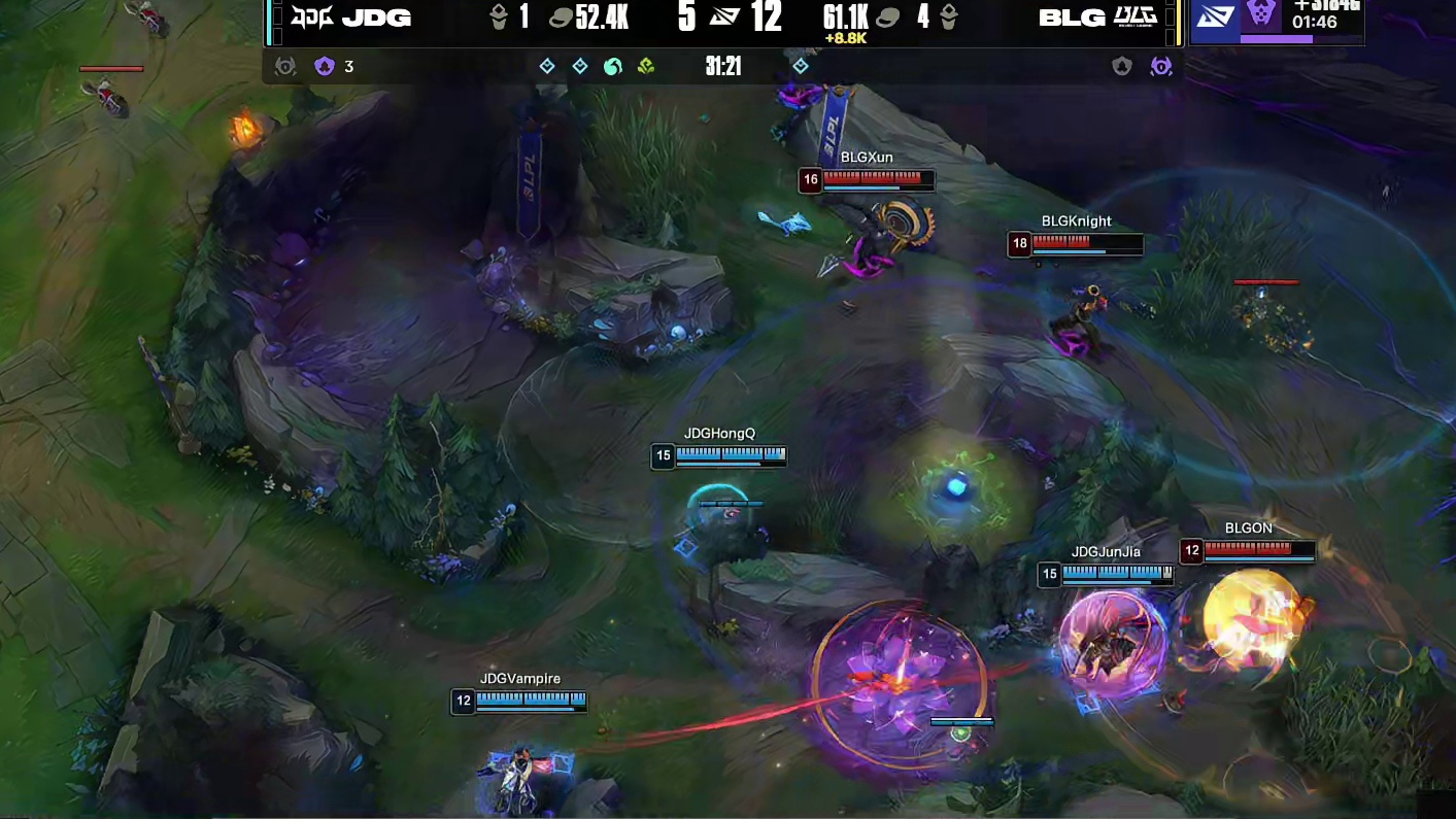 Xun赵信野区被JDG电龙魂留下击杀