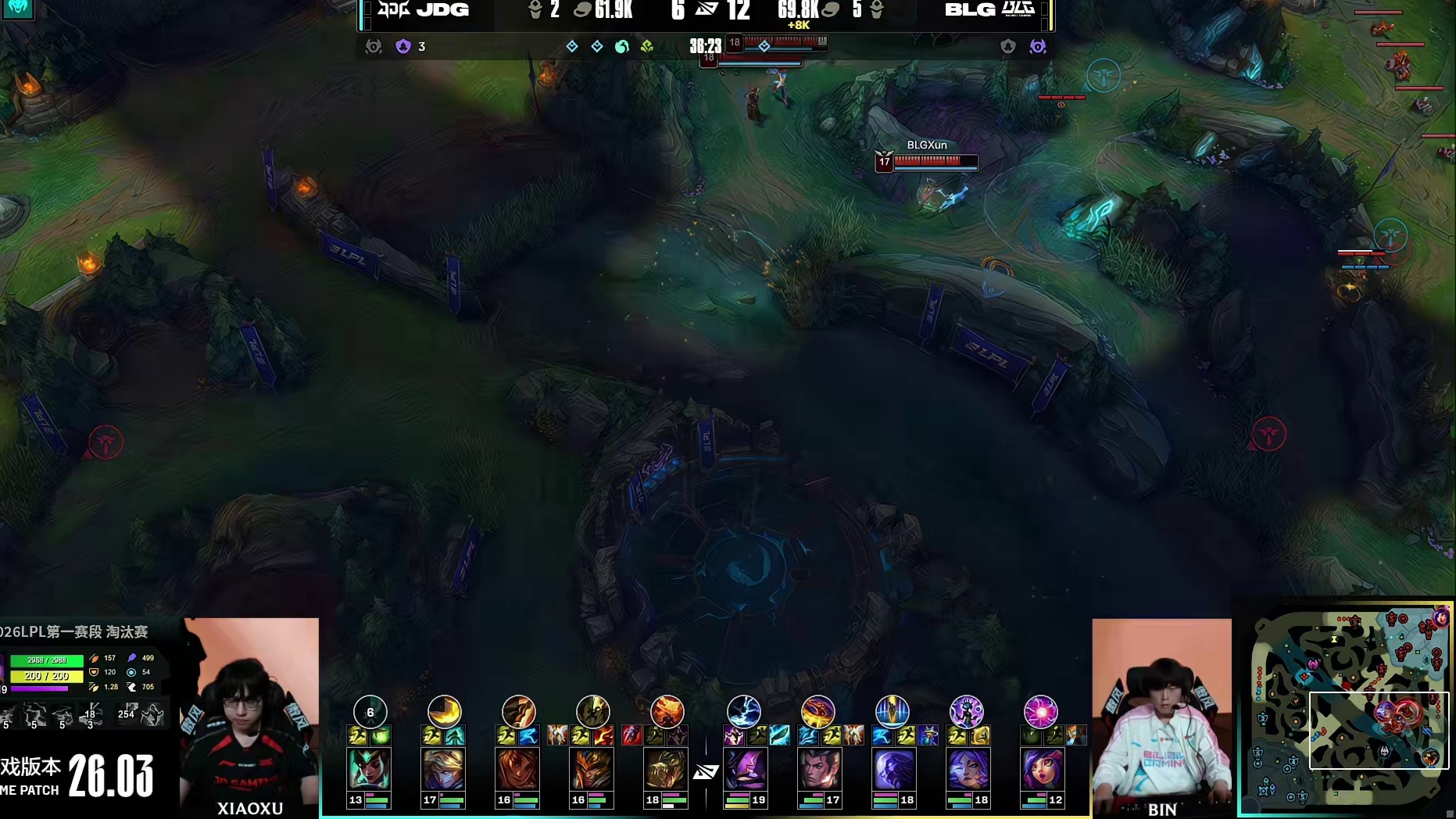 JunJia赵信惩戒拿下远古龙，Xun赵信被融化