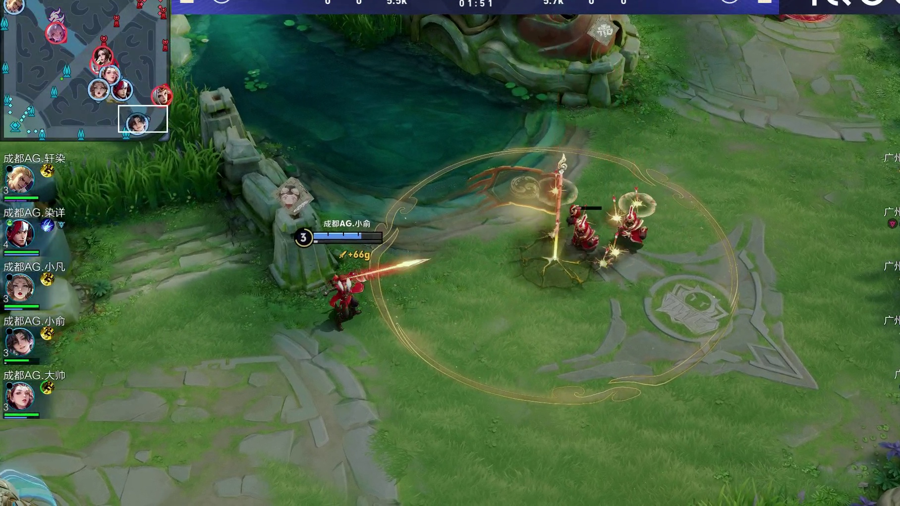 大帅杨玉环蹲到空空儿，韩信拿到一血