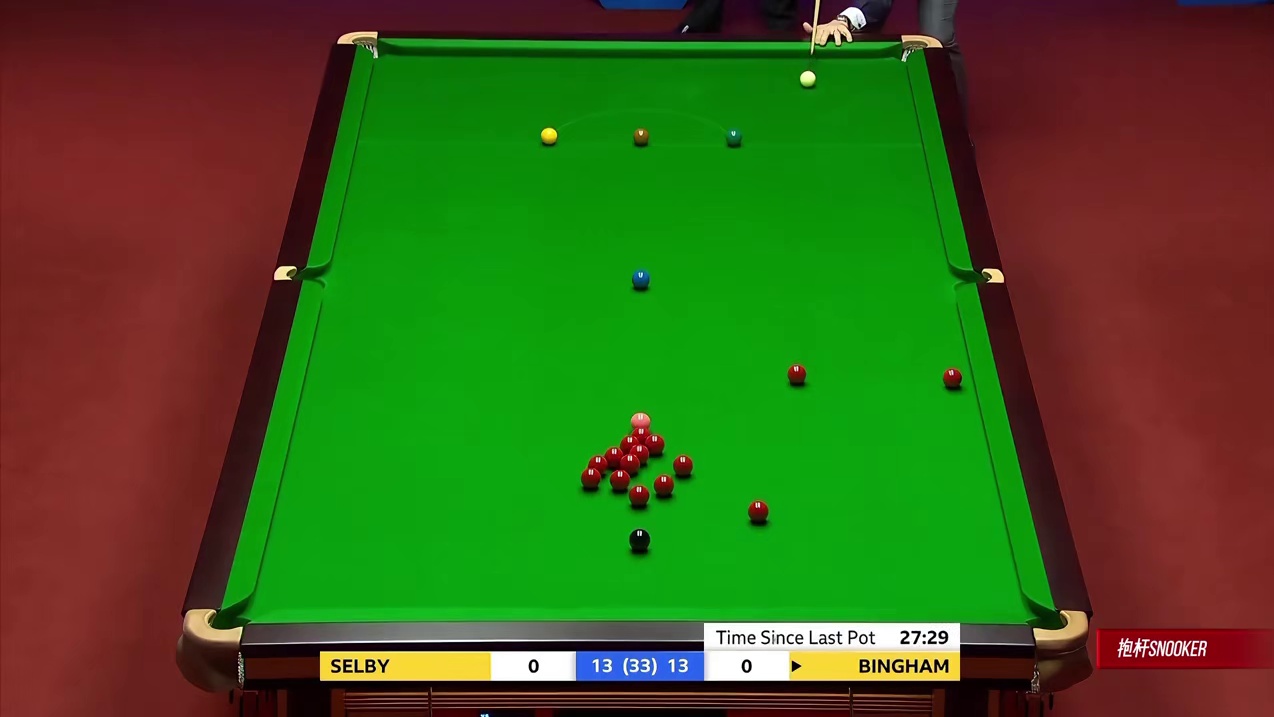 这谁能猜出胜负 猜得出来我吃——2021世锦赛半决赛 塞尔比vs宾汉姆 ⑨ 27-28局全局复盘
#