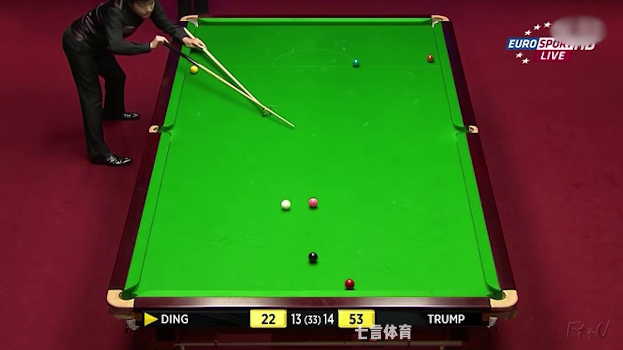 丁俊晖赛季最佳逆转，超强准度破乱局，特鲁姆普直接被打服了