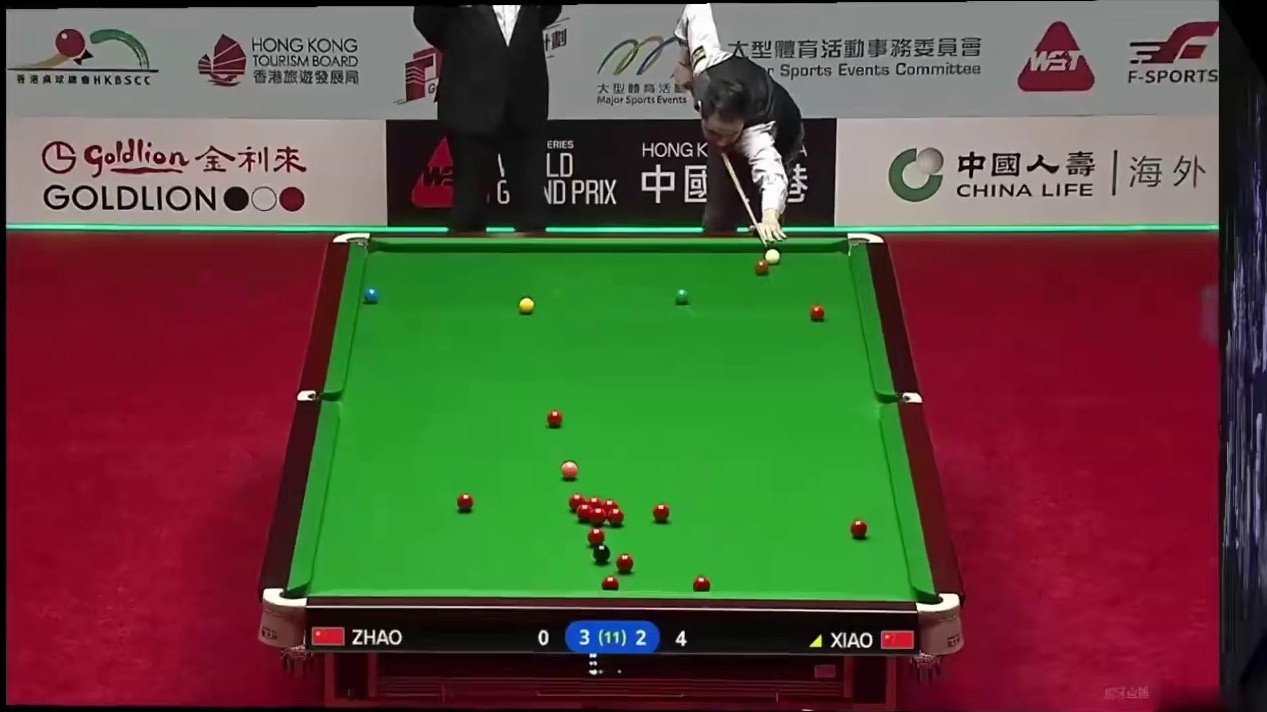 赵心童极限长台准度上手