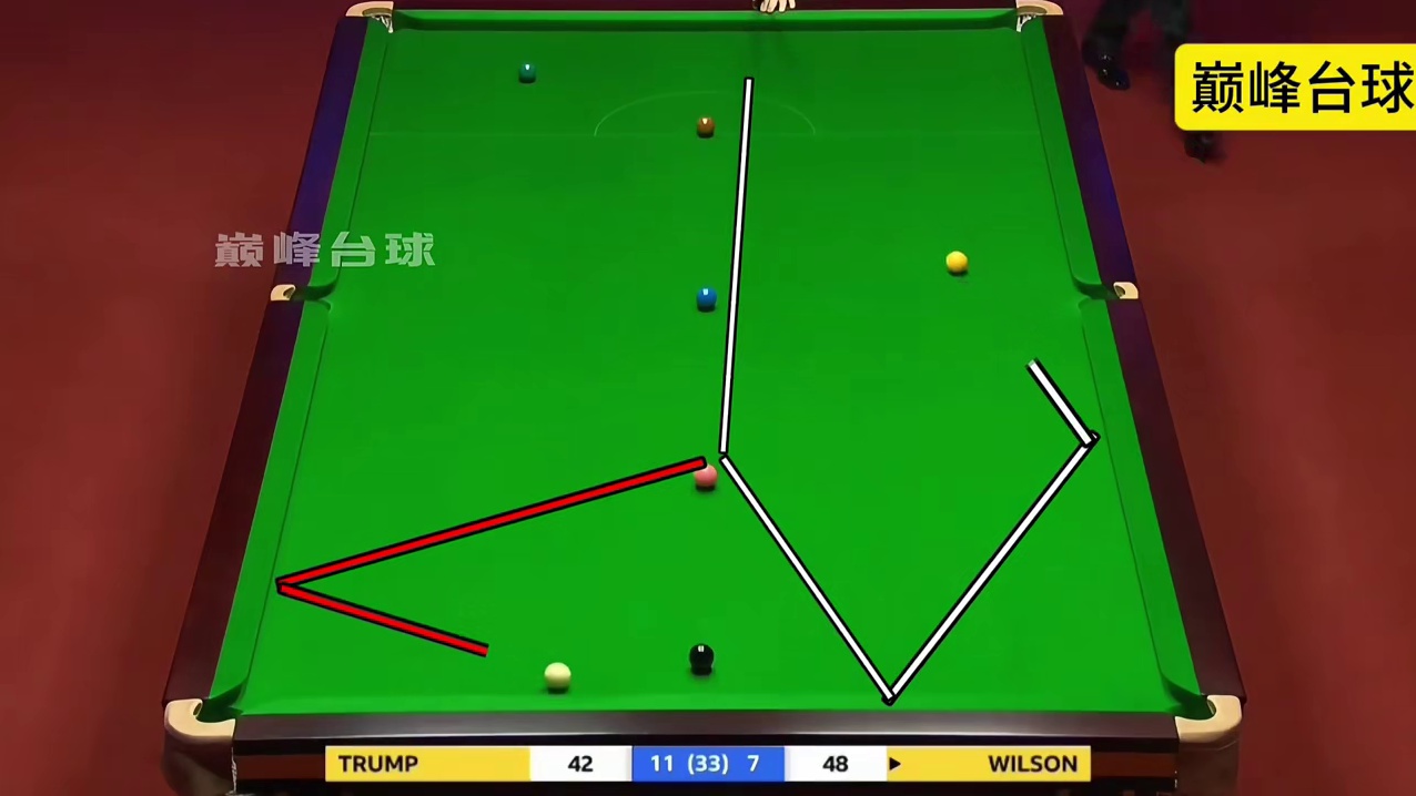 这一杆被称为全场震撼的罕见表现，直接让对手小特看懵