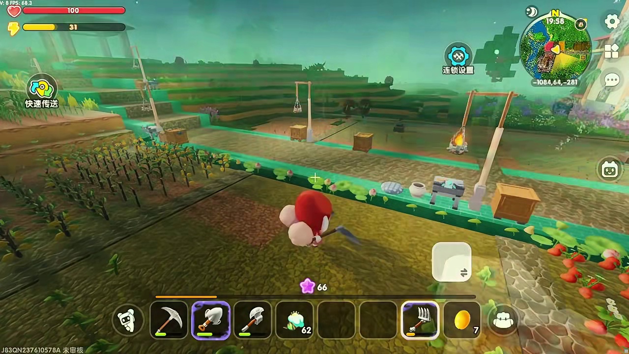 草原记：涓涓扩建牧场地基，把农作物分类种植好 迷你世界涓涓