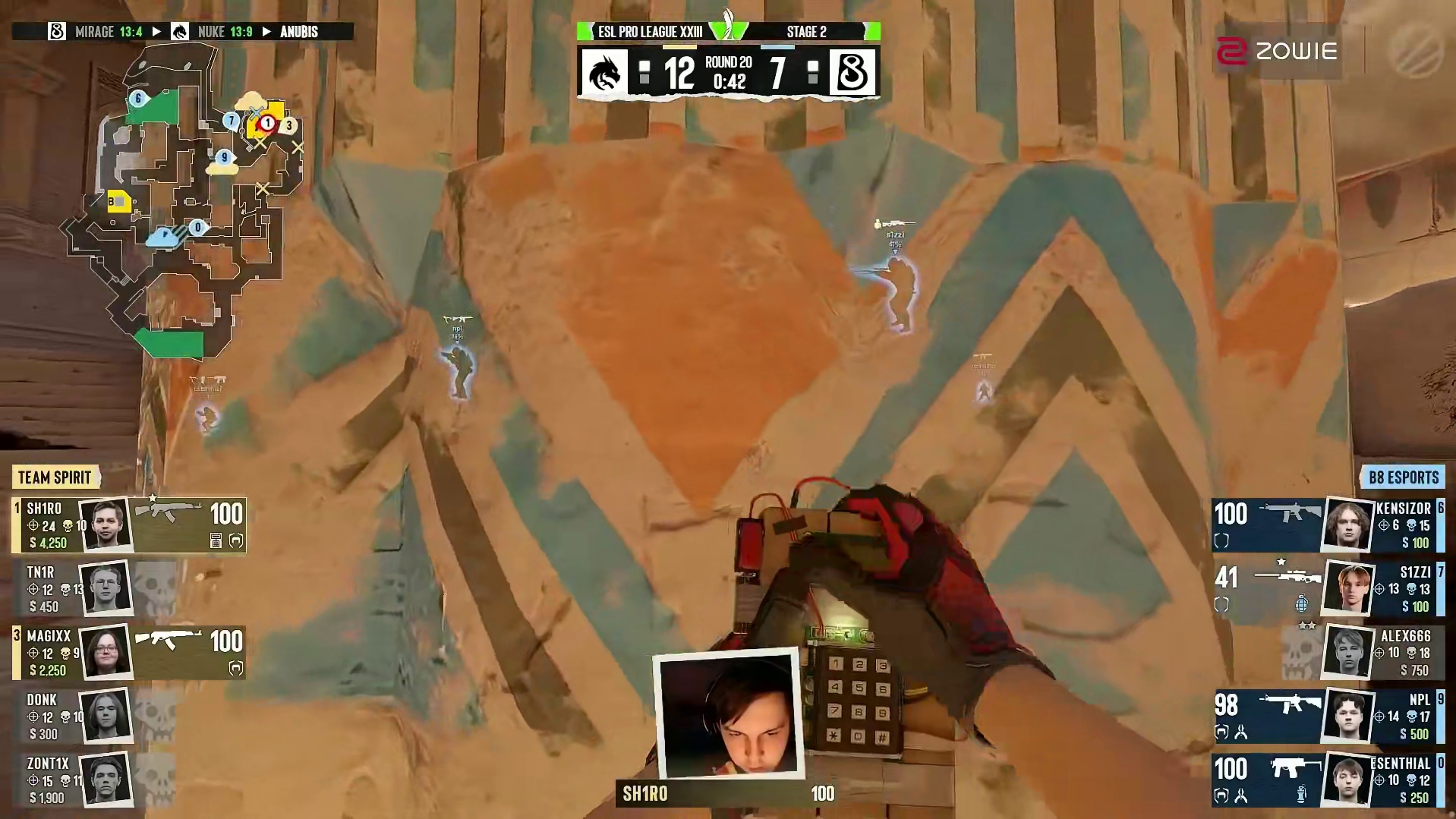 sh1ro残局四杀终结比赛悬念！