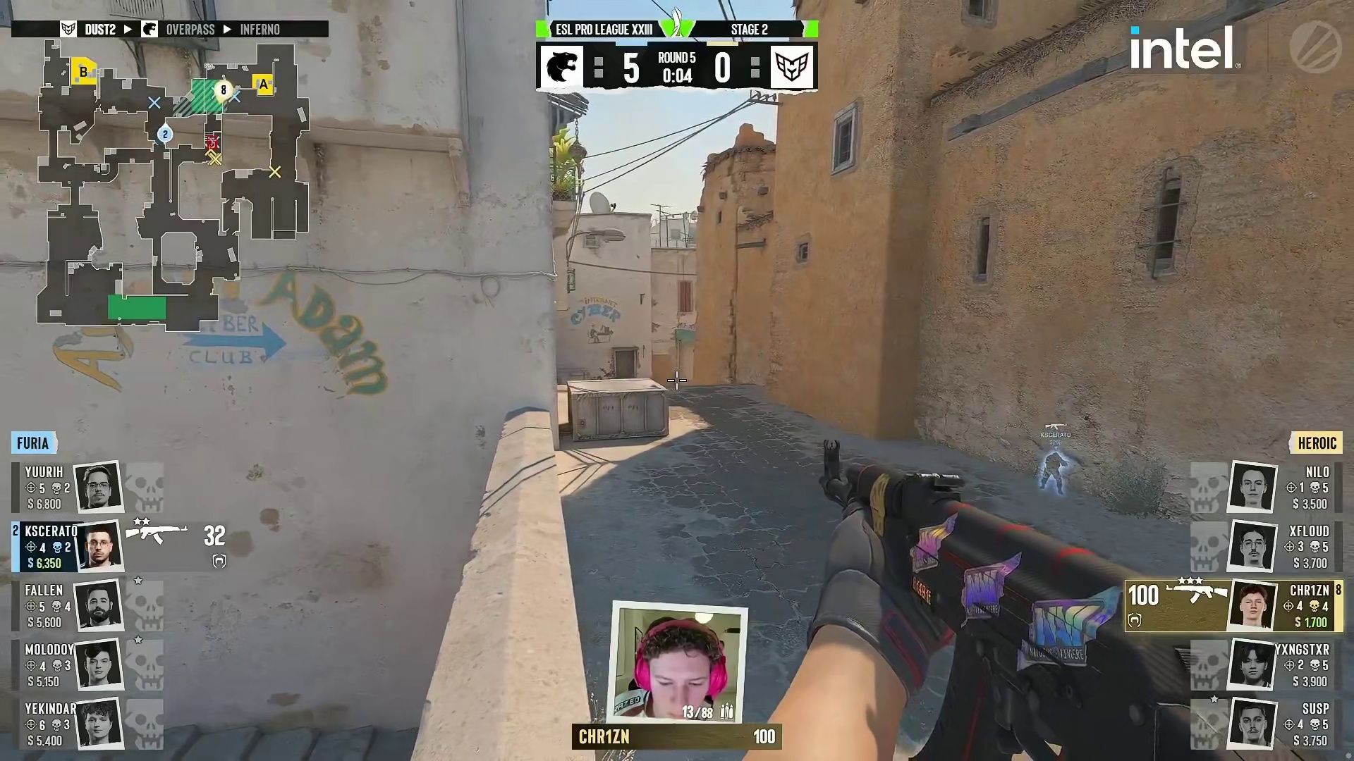 Chr1zN残局1v4三杀难挽狂澜