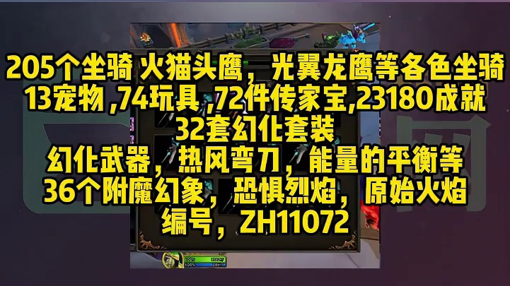 魔兽账号解说魔兽世界至暗之夜