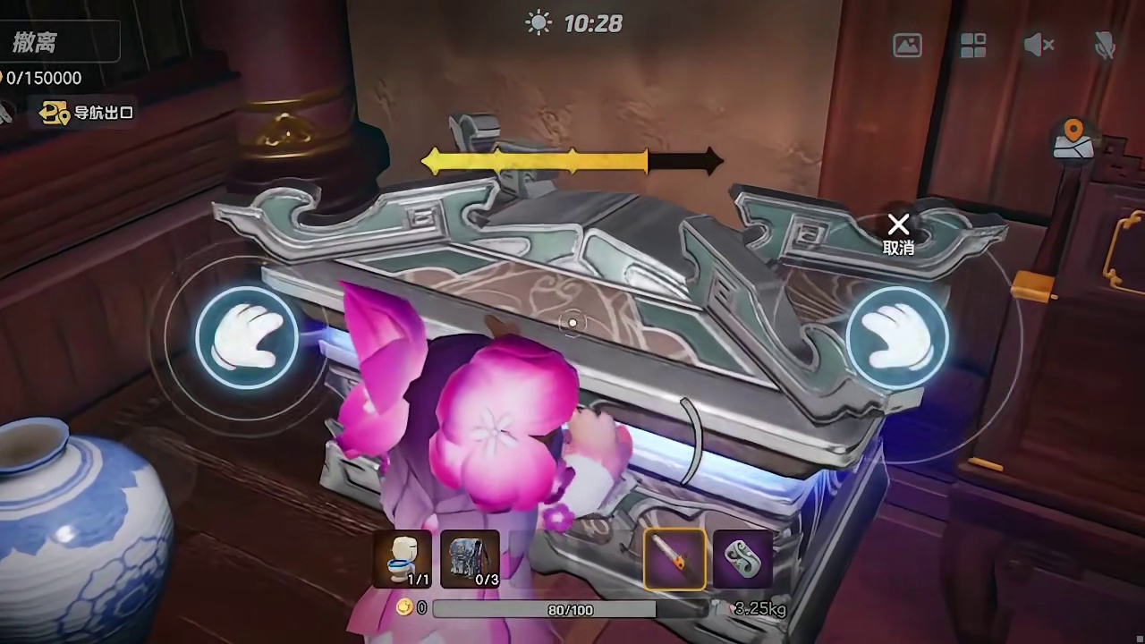 蛋仔派对：困难模式连开3次钥匙， 能出大红吗？