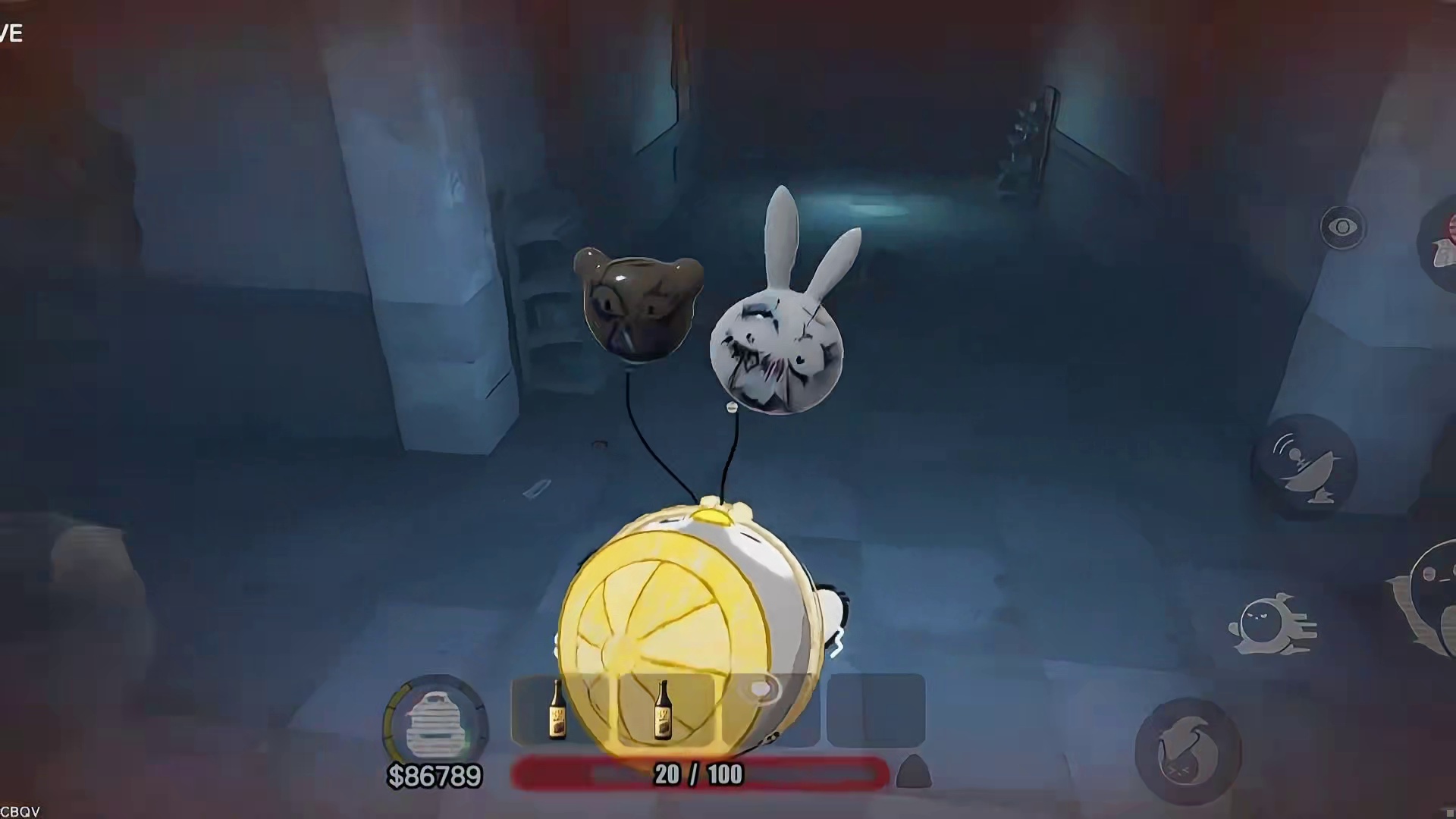 惊魂寻宝队熊兔气球 蛋仔惊魂寻宝队