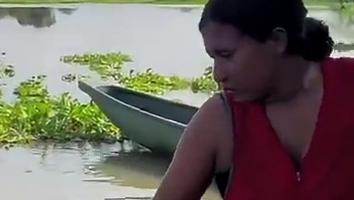 户外捕鱼时，与“饿了么”的它狭路相逢！