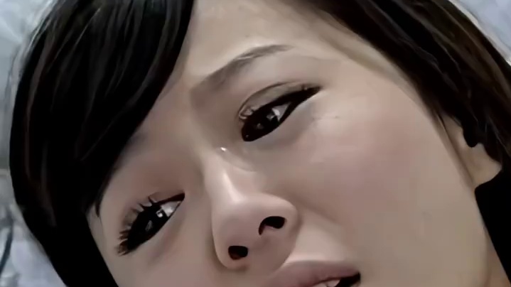 我这样哭的话，眼泪直接顺着低山根，流过坎坷的面部滴落到枕巾上