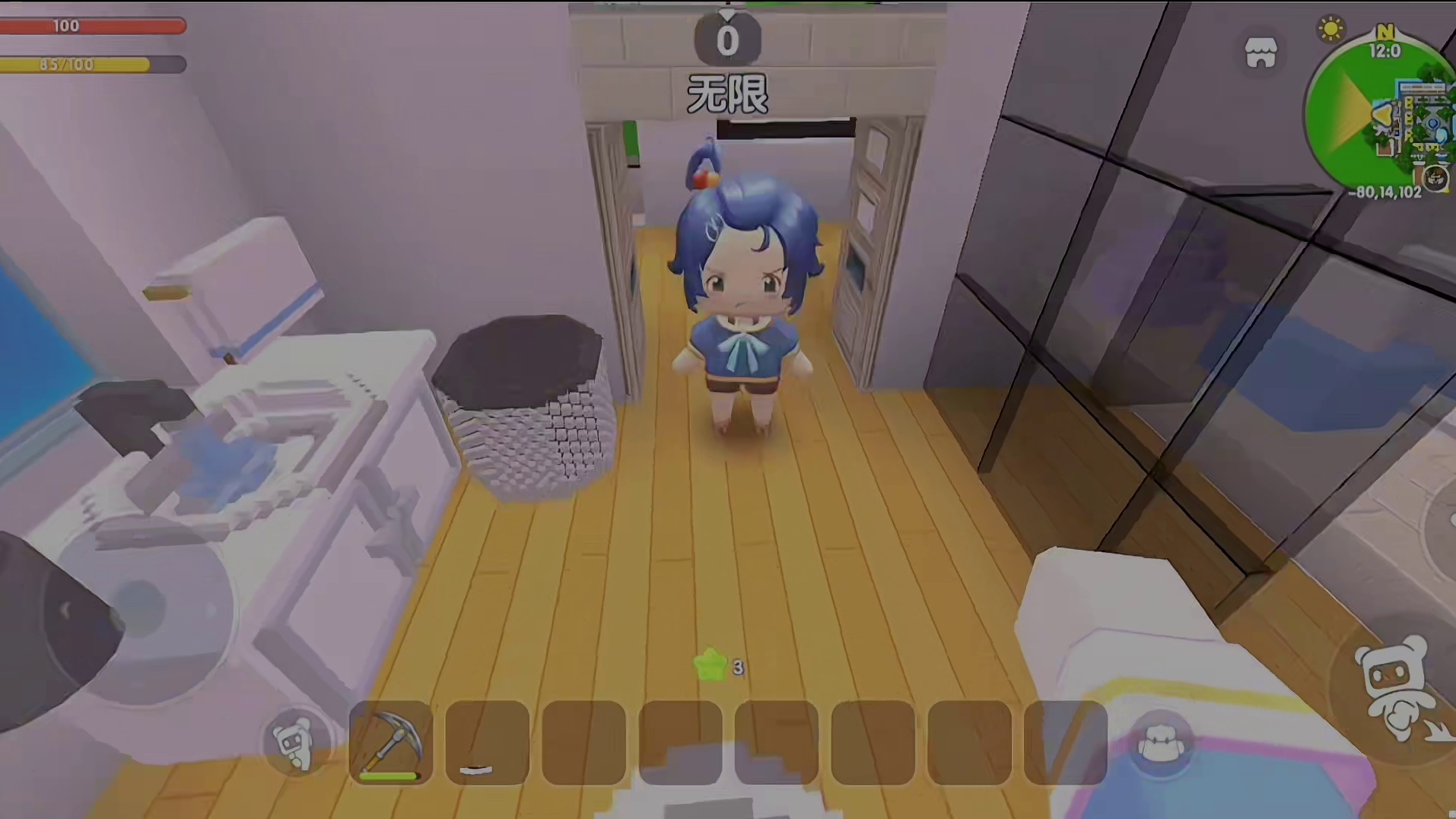 迷你世界：日常生活…被老妹关在树屋…啊