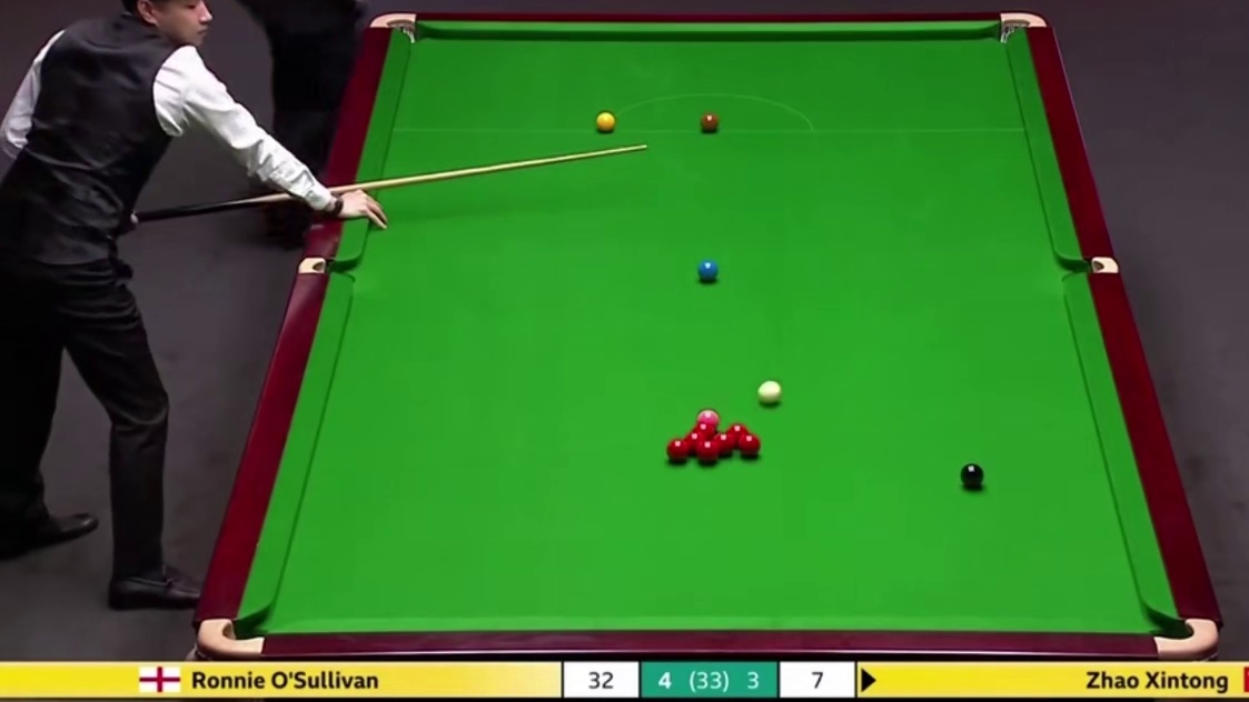 赵心童火力全开袋口都打坏了