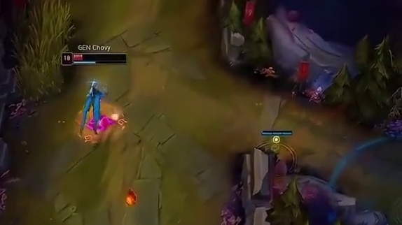 这就是chovy的压迫感