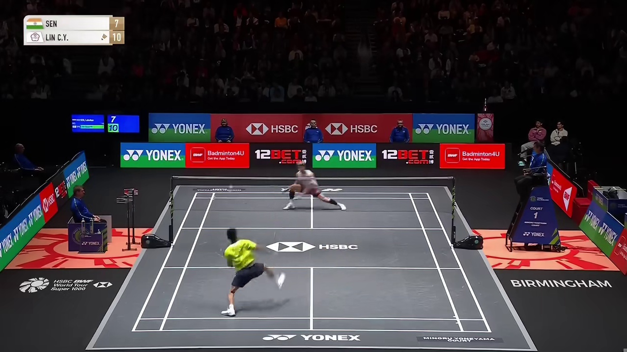 拉克什亚彻底被杀蒙了，他怎么也想不到全英赛这么慢的球能被杀穿