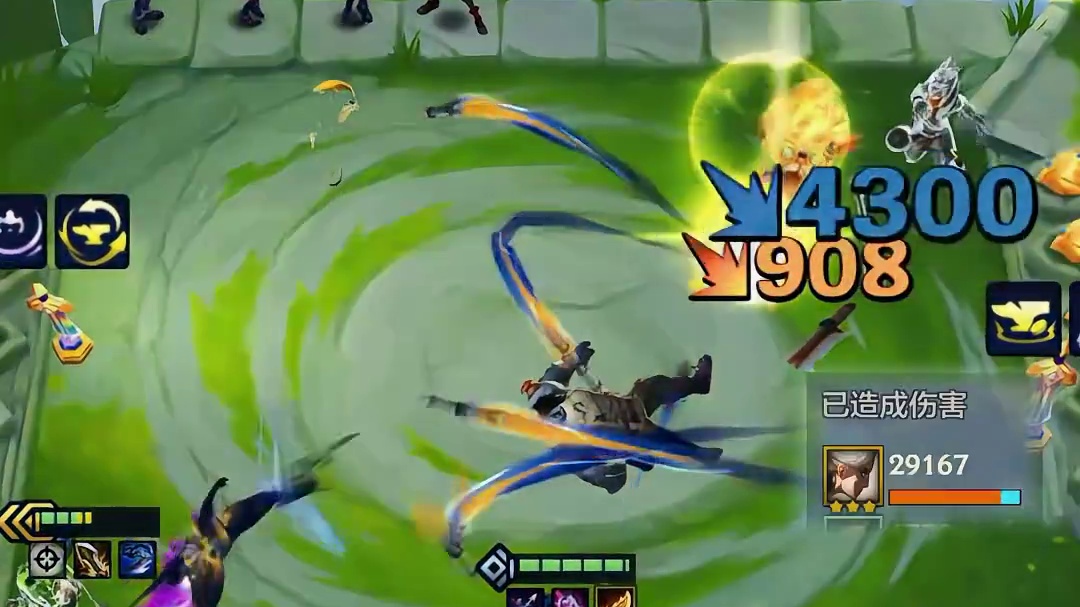 一脚接近4000伤害？三星四费瞬间被秒