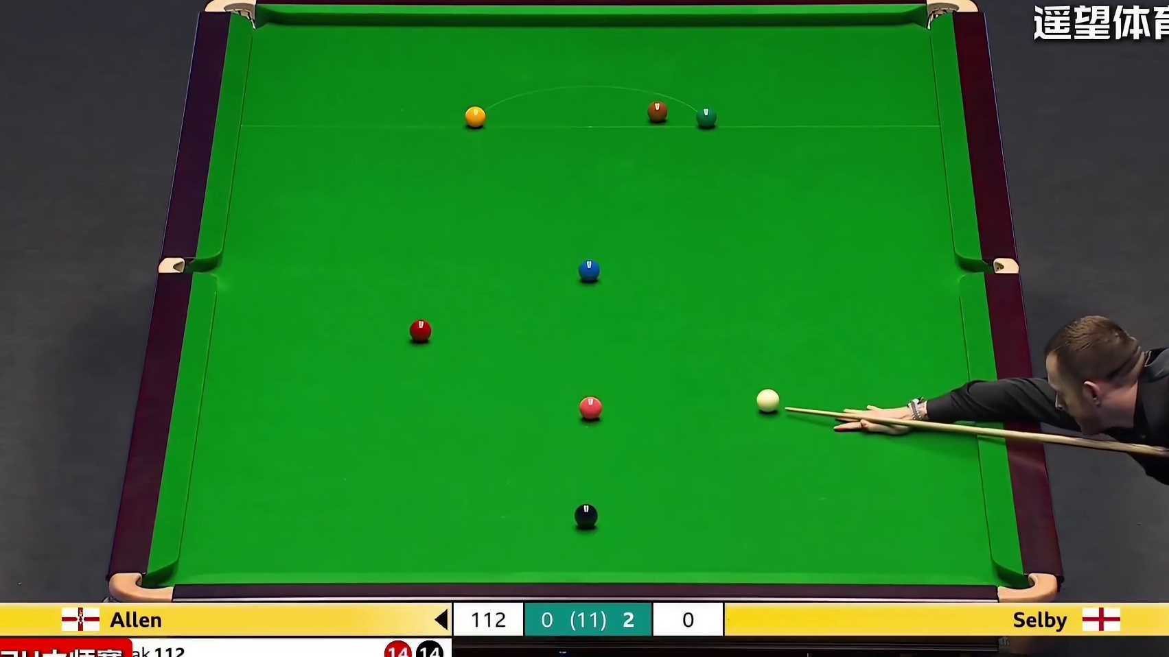 大师赛经典时刻，马克艾伦连续纠错，轰出掌声最多的满分147！