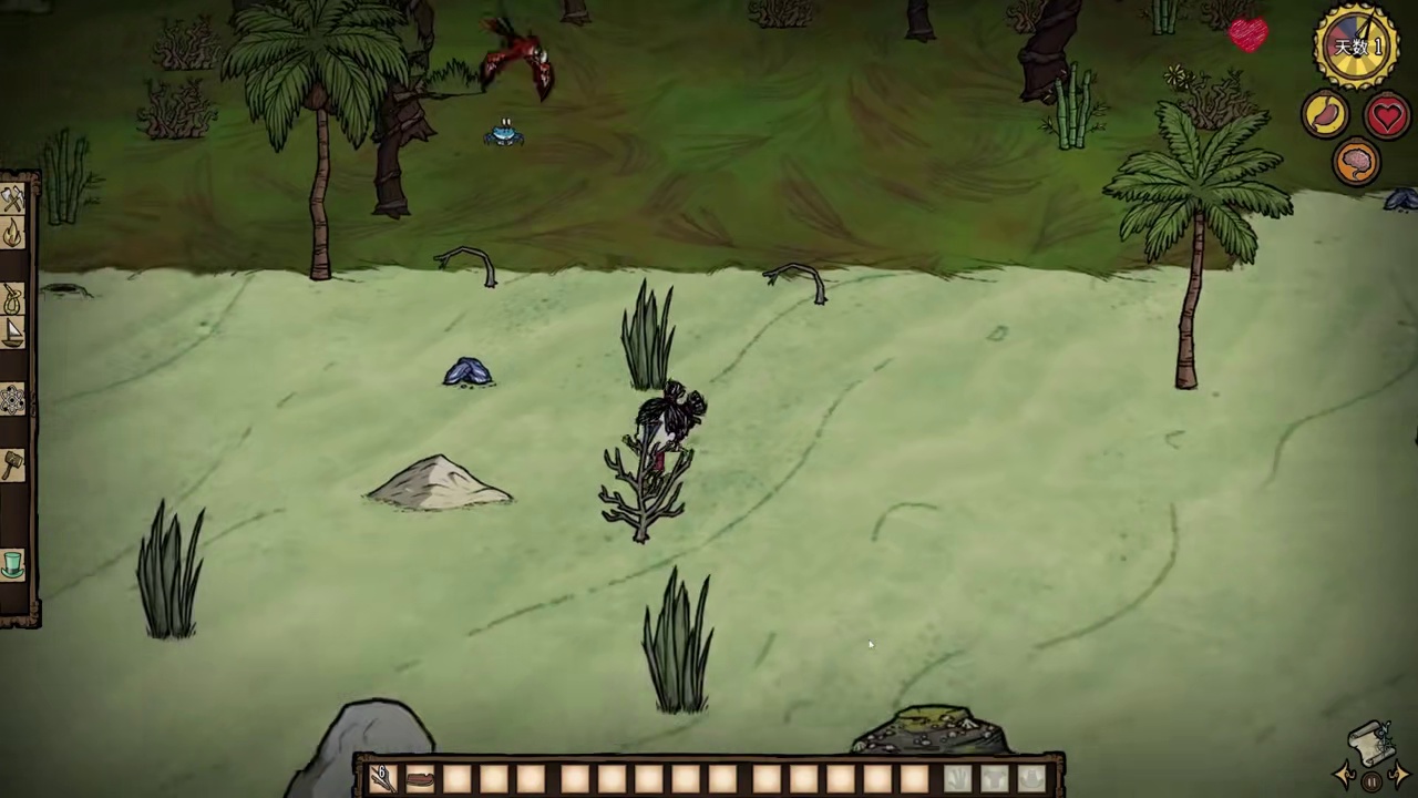 饥荒单机版：我和豆包一起玩饥荒海难！她居然说我偷吃？