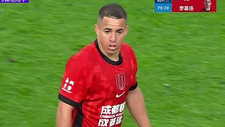 中超再現(xiàn)神仙球，羅幕洛角球直接破門??！