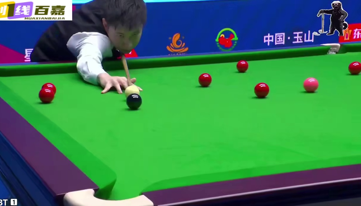 2026斯诺克世界公开赛，赵心童上演逆天准度，对手反应太搞笑