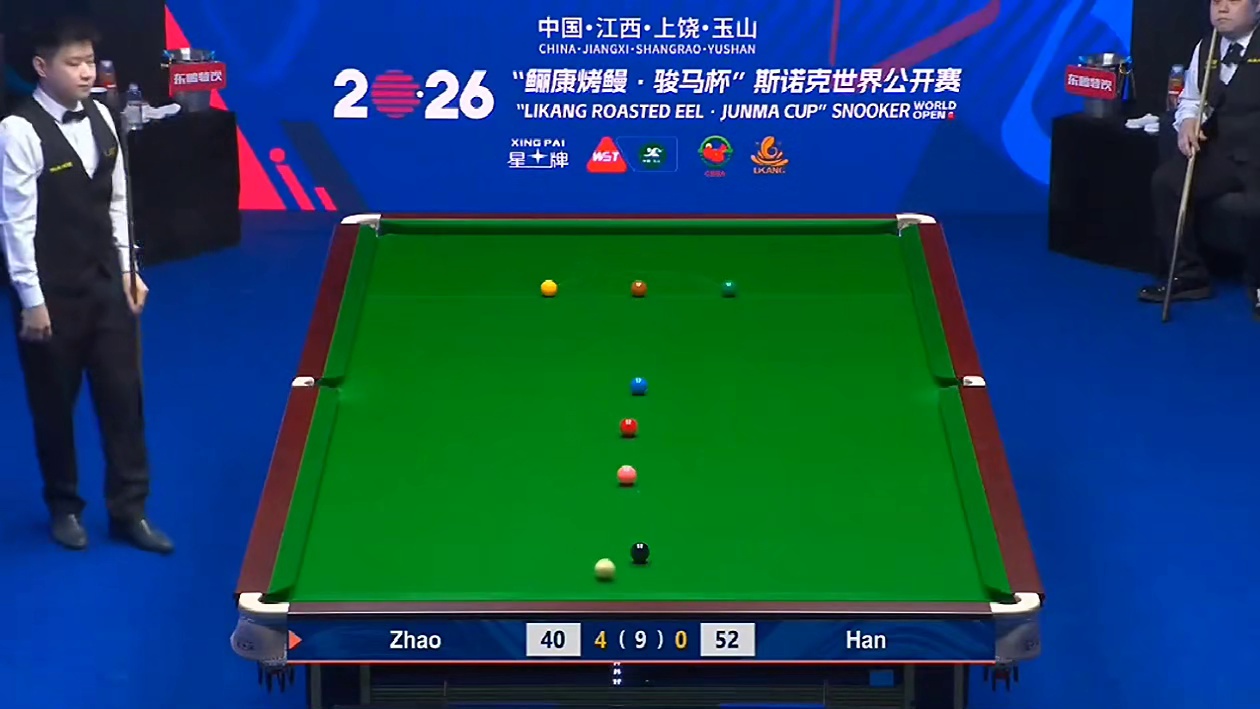 玉山公开赛: 赵心童2杆炸裂斯诺克，5连鞭5-0横扫对手晋级64强