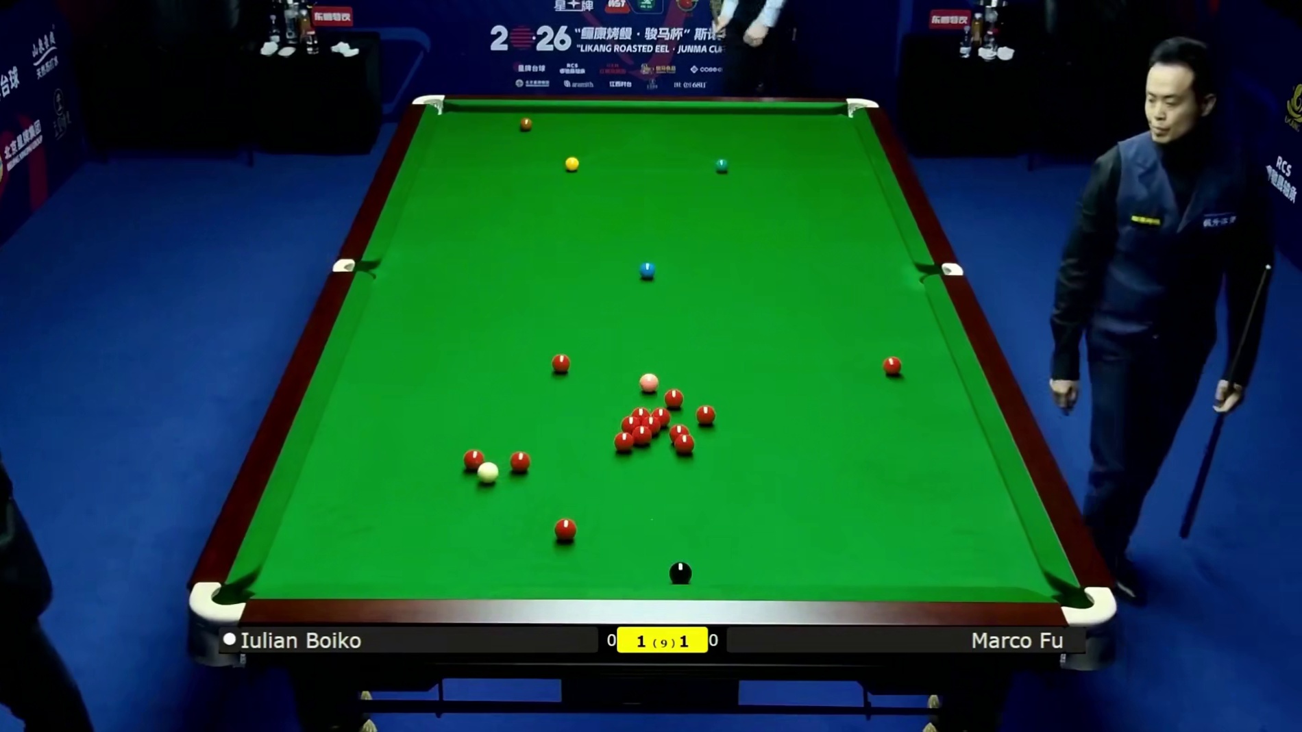 2026斯诺克世界公开赛；傅家俊vs伯伊科
