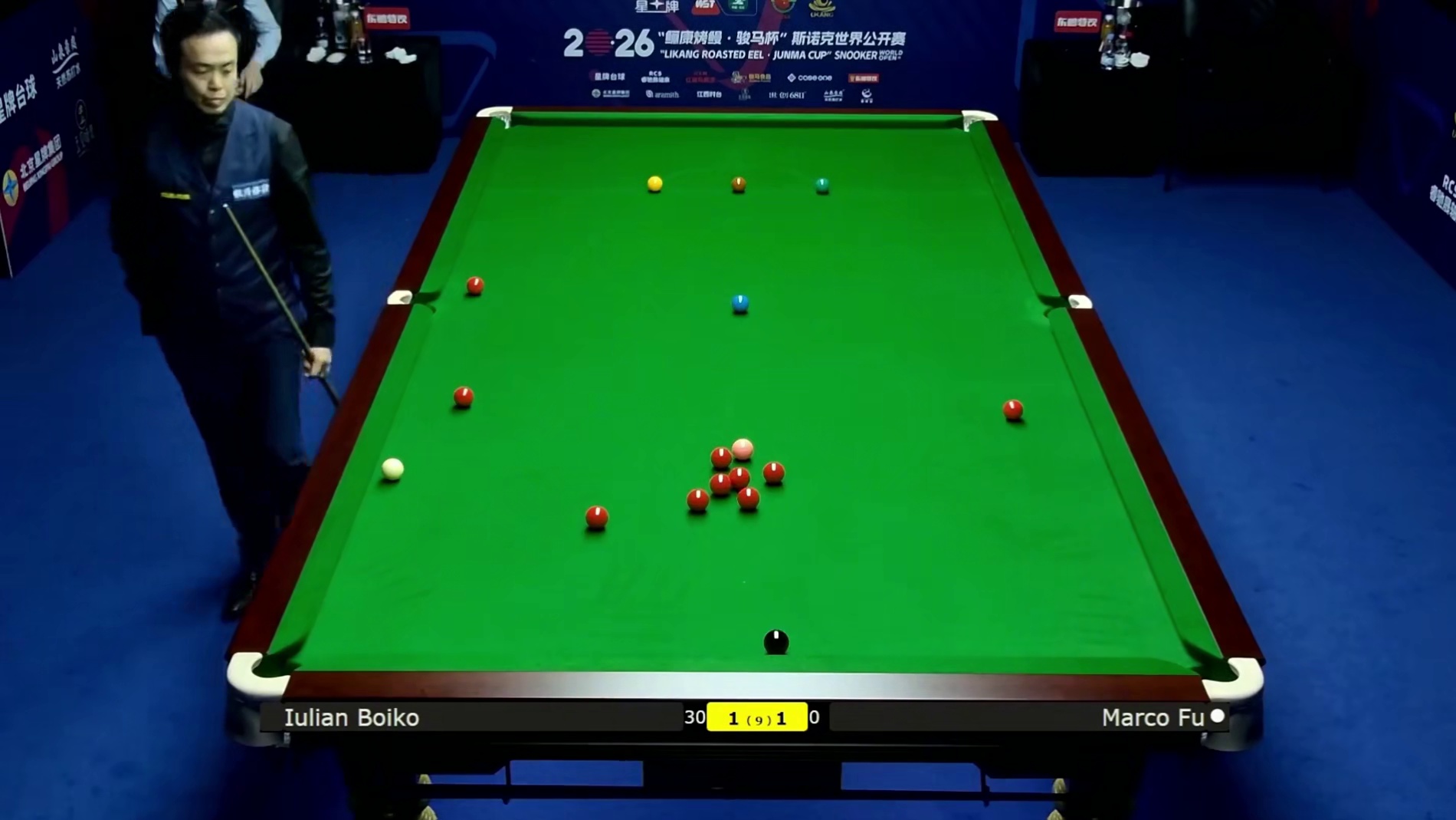 2026斯诺克世界公开赛；傅家俊vs伯伊科