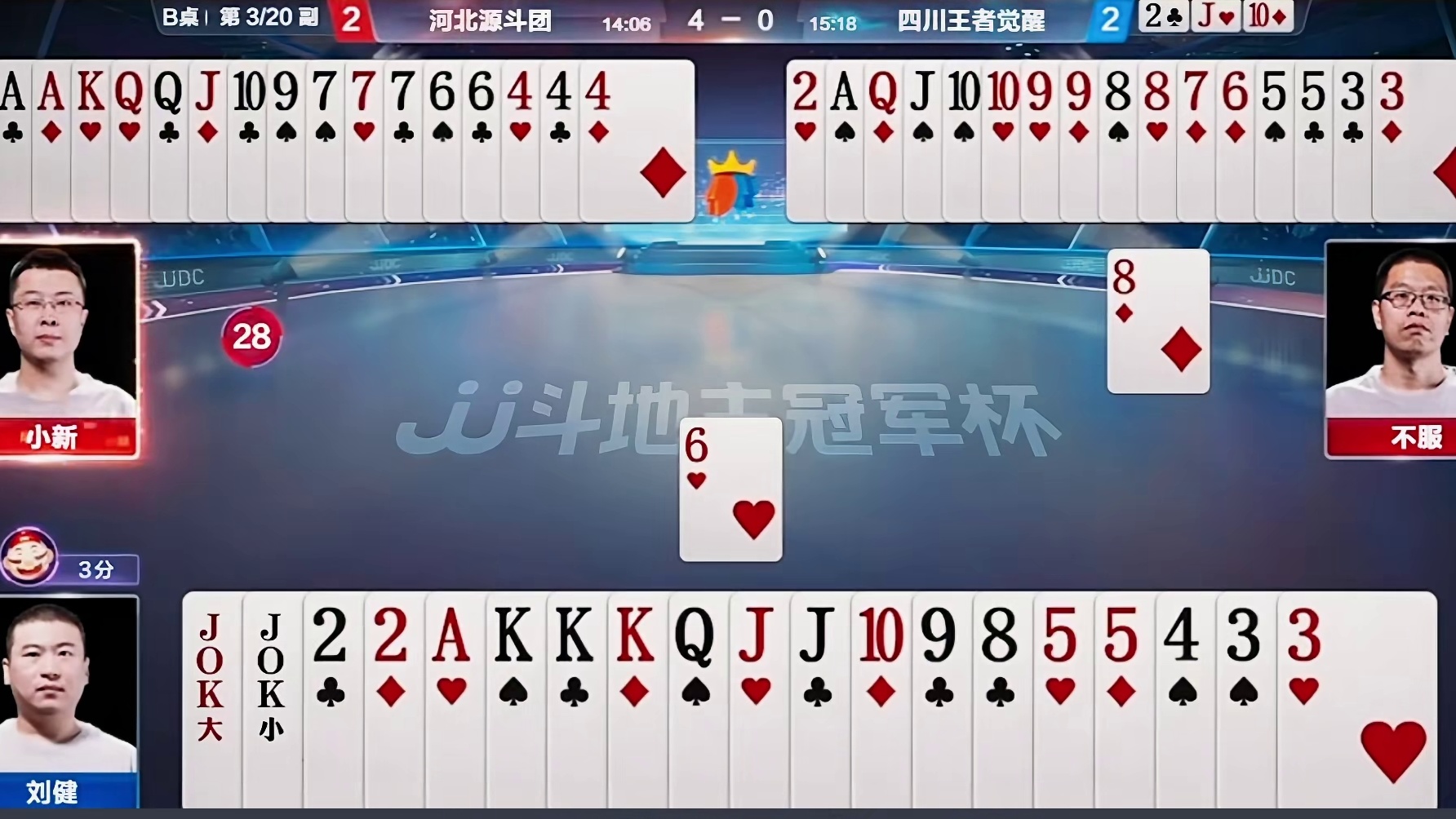 S3秋季赛TOP牌局第六副