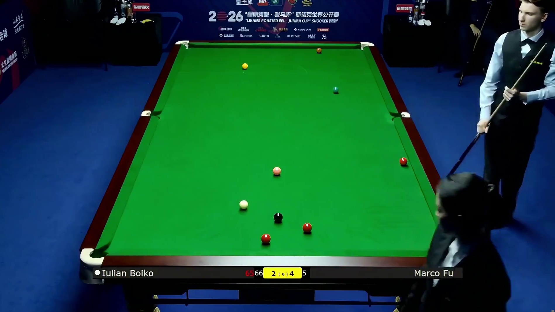 2026斯诺克世界公开赛：傅家俊vs伯伊科
