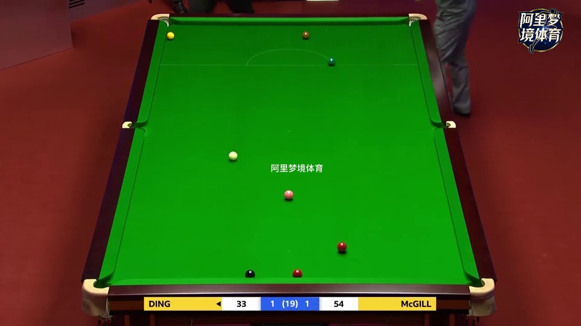 丁俊晖上演袋角斯诺克，两杆运气球助力逆转，对手彻底破防了！ #