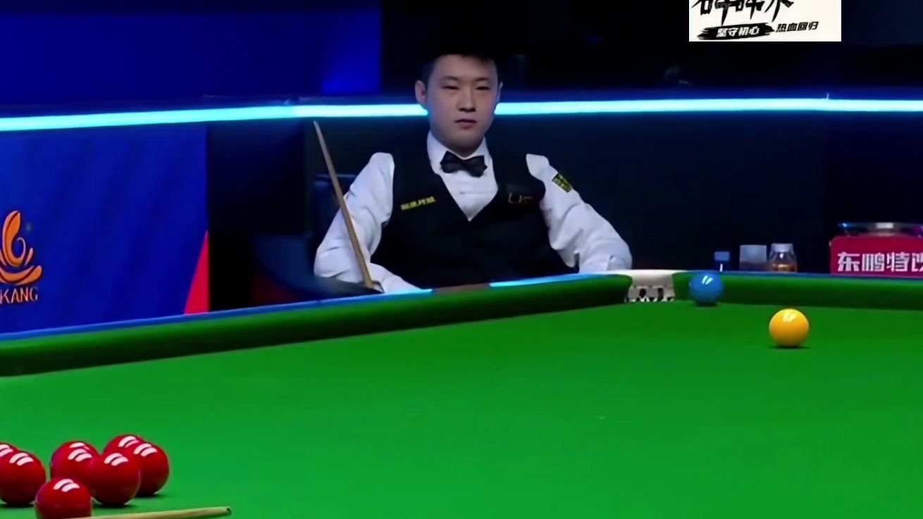 正播26年玉山公开赛：赵心童再秀逆天围球，1-0领先龙泽煌！