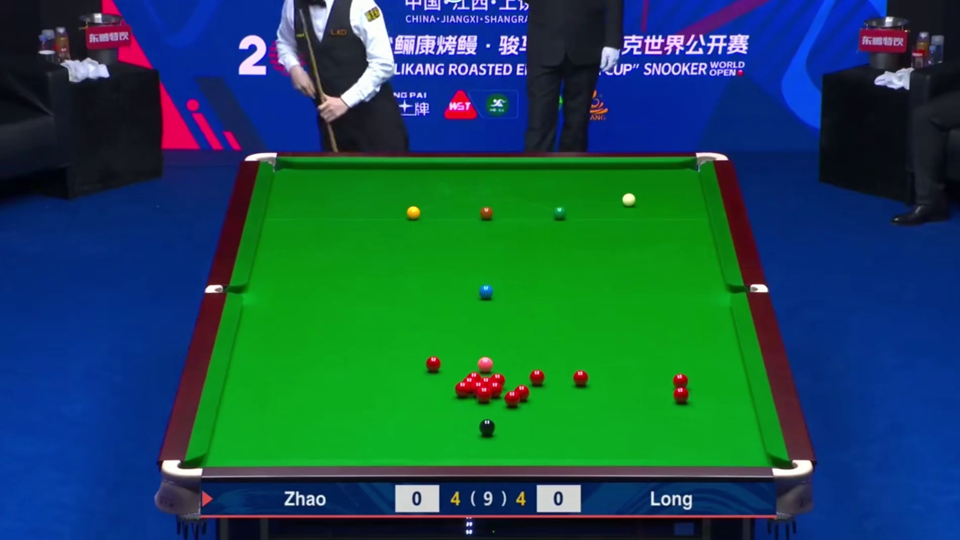 2026斯诺克世界公开赛：赵心童vs龙泽煌