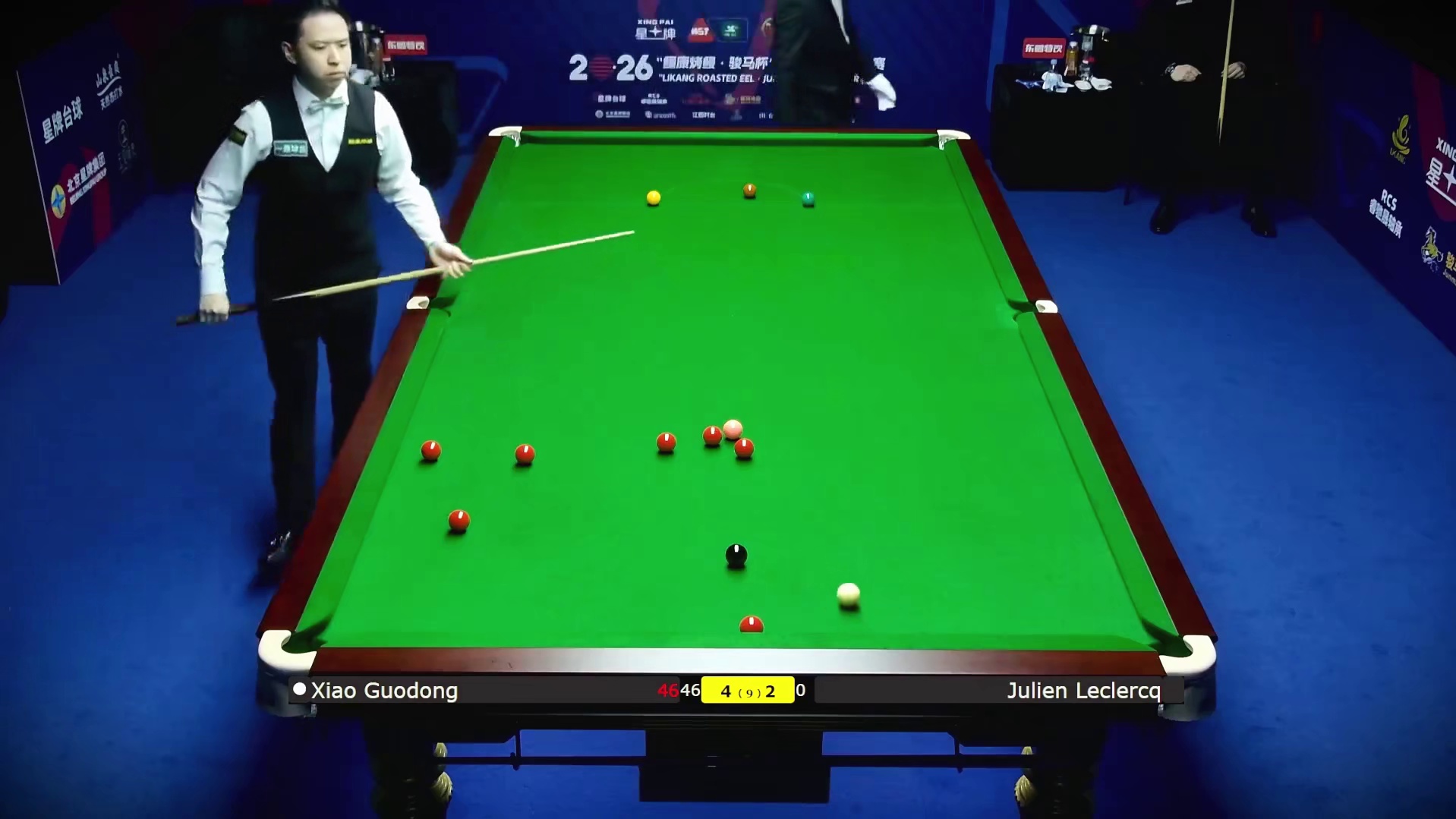 最新比赛：肖国栋状态爆棚火力全开，狂轰三连破百强势晋级32强