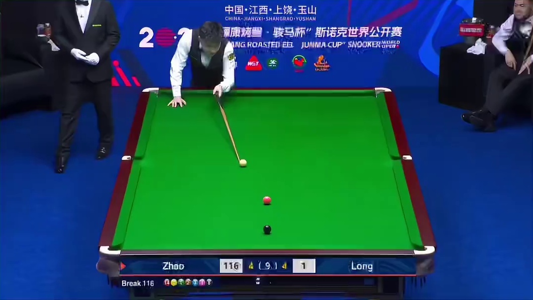 中国德比巅峰对决
赵心童鏖战九局5-4险胜
决胜局单杆129分一剑封喉
收官粉球单手打进
这就是顶级选手的底气与浪漫
 台球名场面