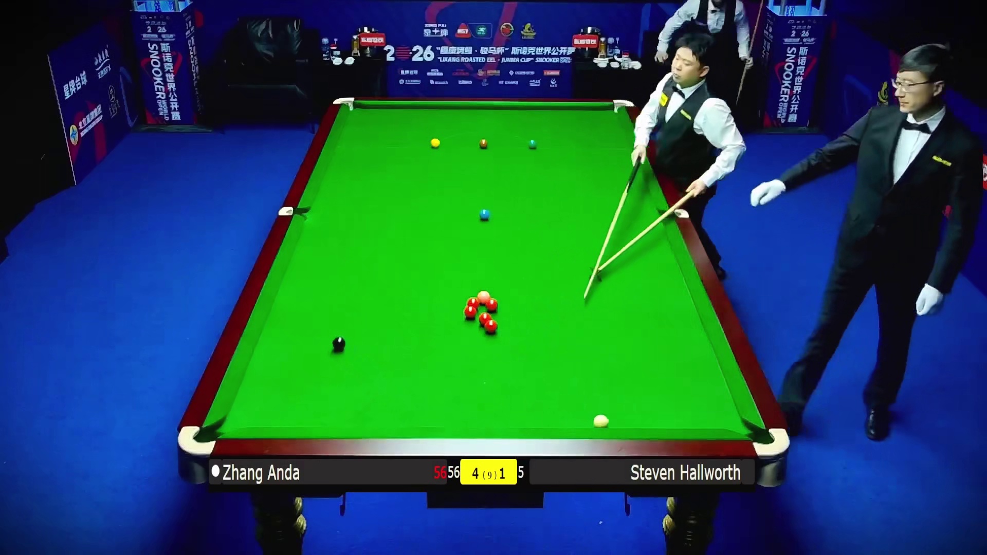 最新比赛：张安达变态准度横扫玉山，5-1淘汰对手会师肖国栋