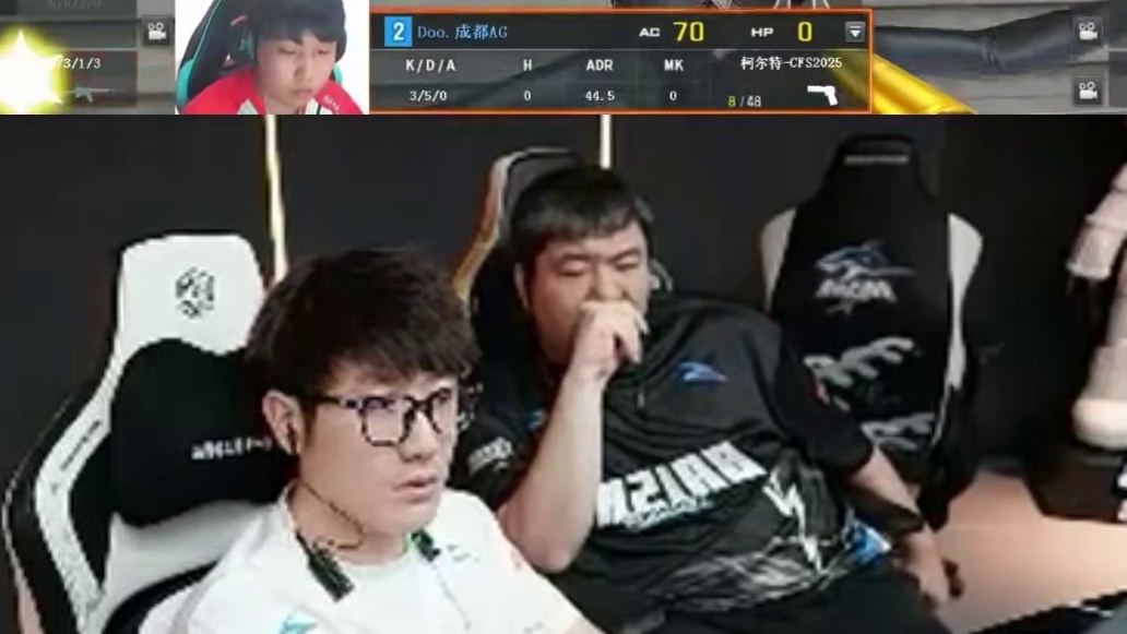 AG鹰眼中残局连续失误丢分，急得亮亮暂停直言打得太不对劲了