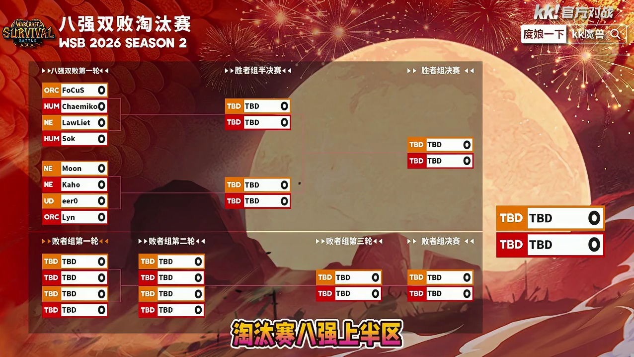 FoCuS，Chaemiko，Lawliet，Sok登场！ 3月17日19点直播韩国WSB魔兽争霸赛