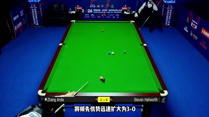 张安达5-1战胜霍尔沃斯顺利晋级，将与肖国栋会师！