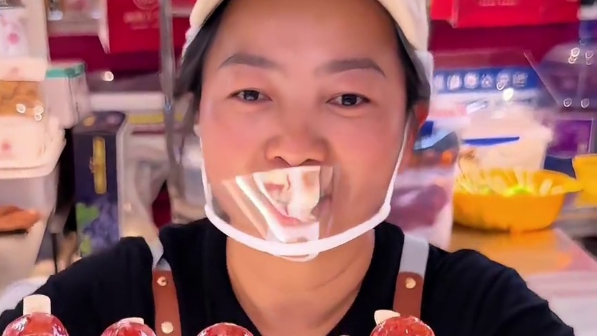 当我想学博主拍美食挑战视频……