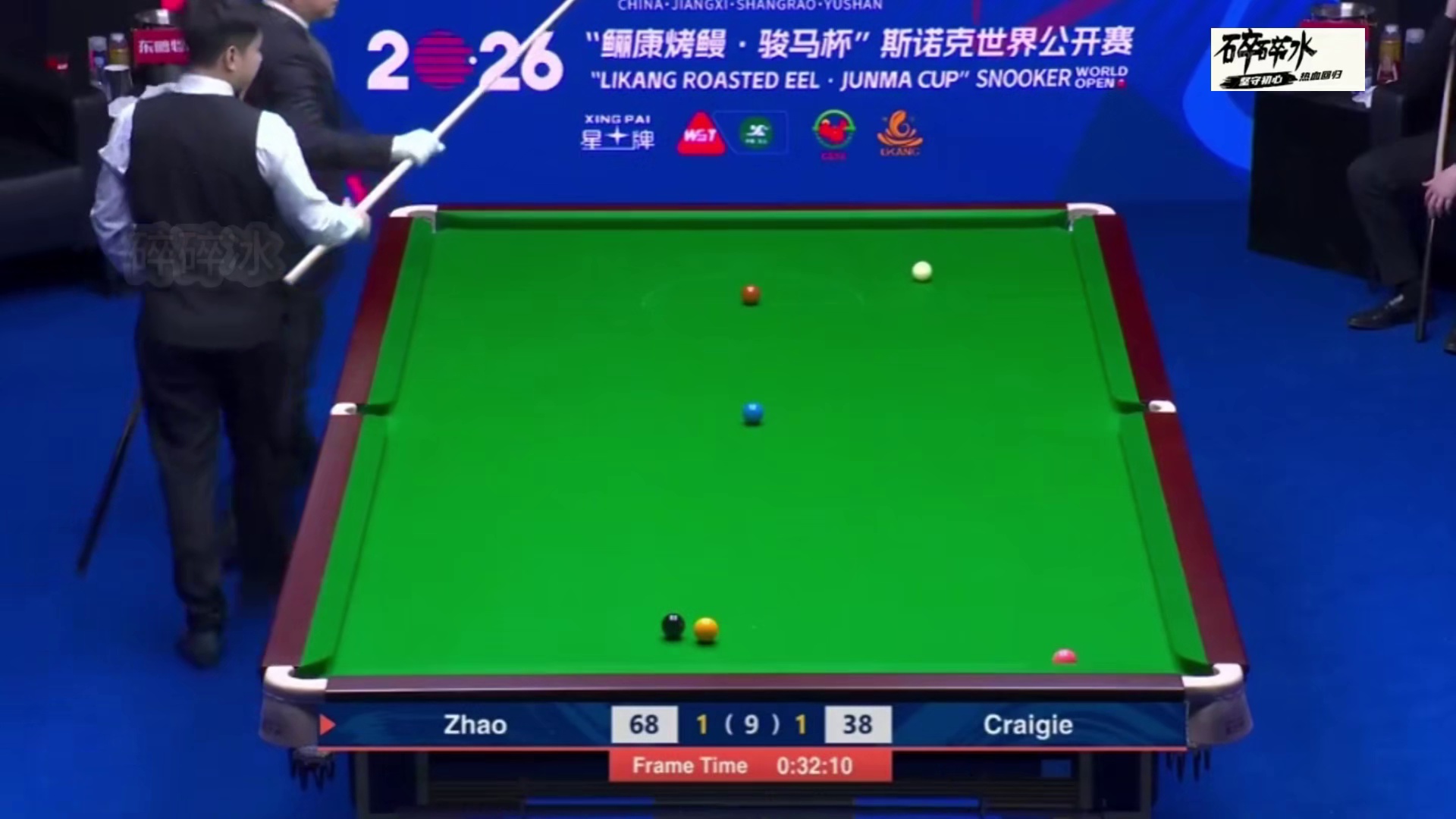 正播26年玉山公开赛：克雷吉硬磨球，赵心童强长台解决战斗！