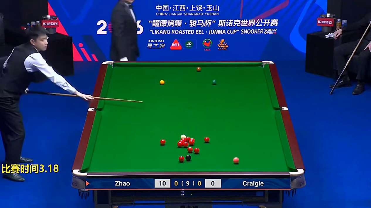 玉山公开赛: 赵心童准度太离谱，顶级长台上手直接过百，拿下开门红