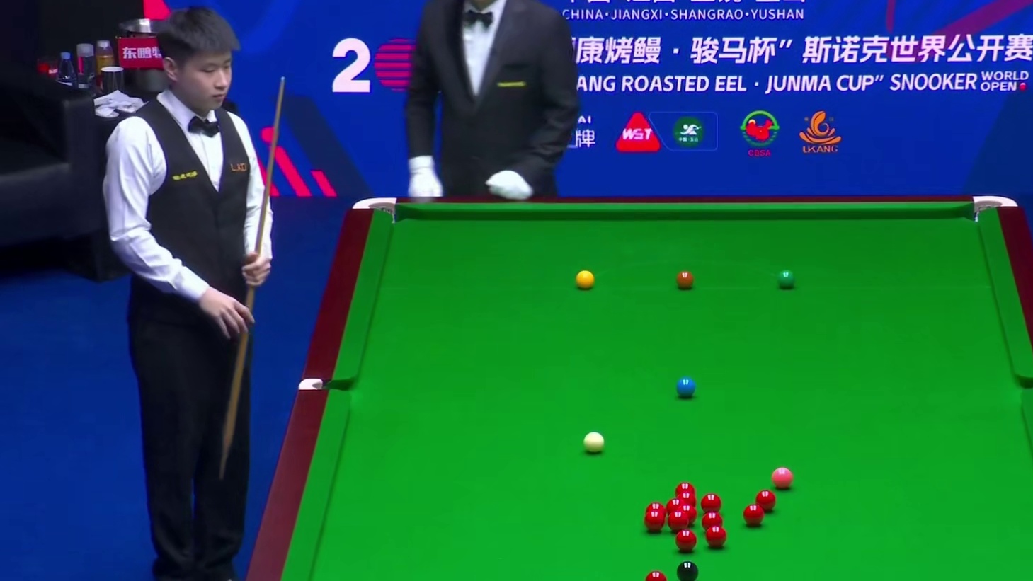 2026斯诺克世界公开赛；赵心童vs克雷吉