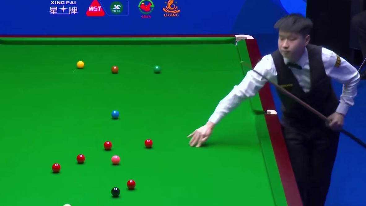 斯诺克世界公开赛！赵心童5比1淘汰对手，连赢四局强势晋级16强！