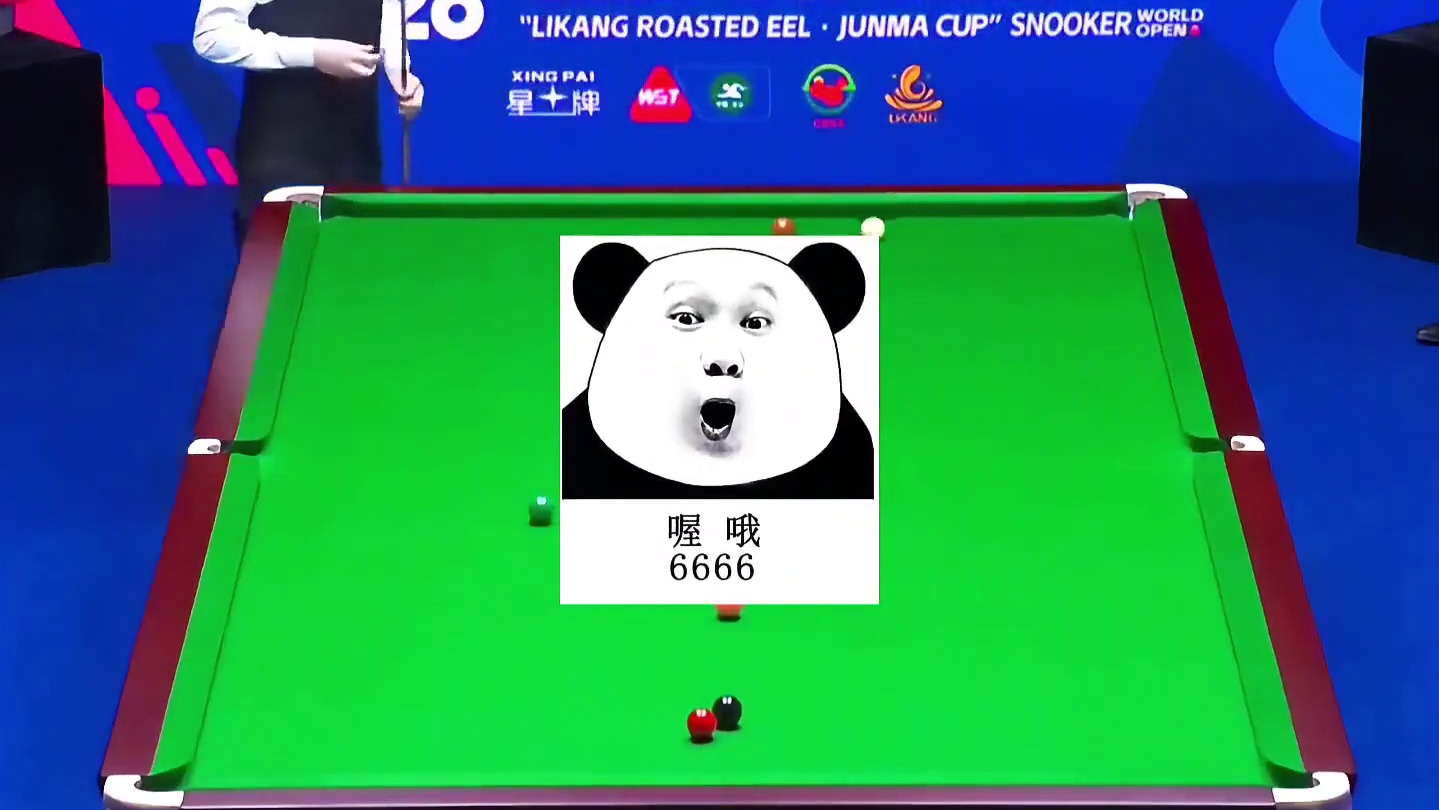 赵心童这准度太离谱！世界公开赛极限长台刀片薄球，观众看嗨了！