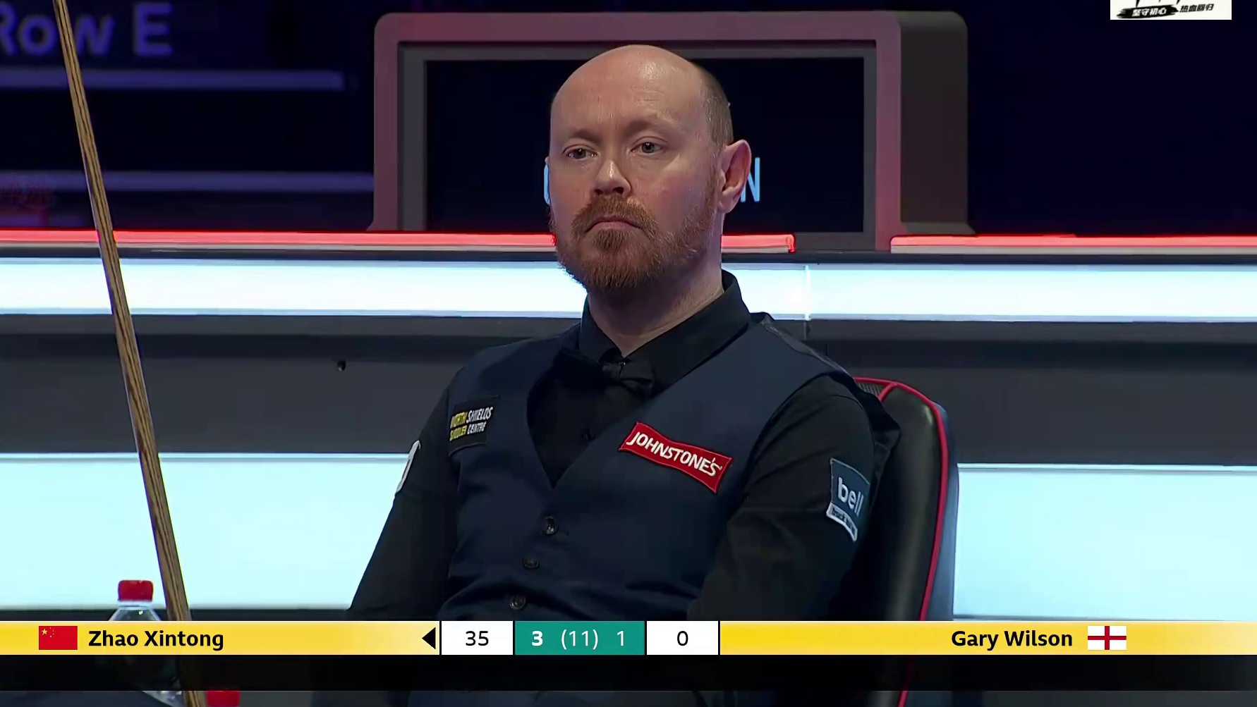 赵心童再战加里威尔逊，强势准度、一点机会不留，球迷：打真帅！