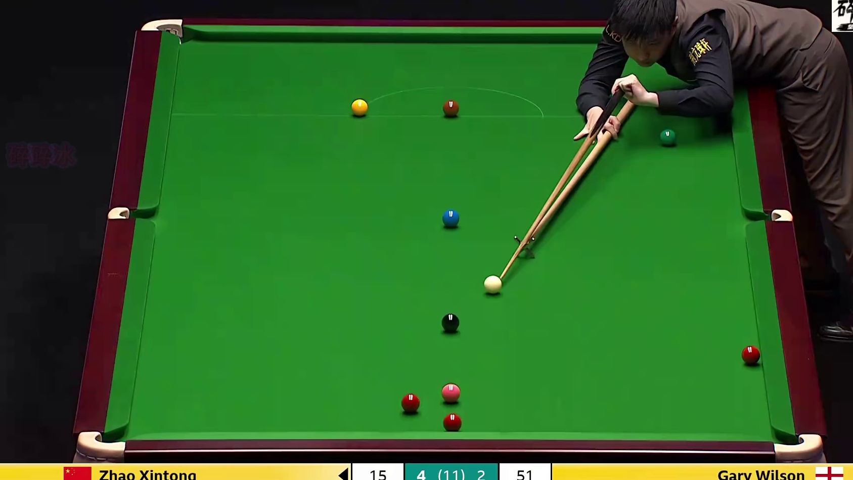 加里致命失误正懊恼，下一秒赵心童火上浇油，5-2强压三头！